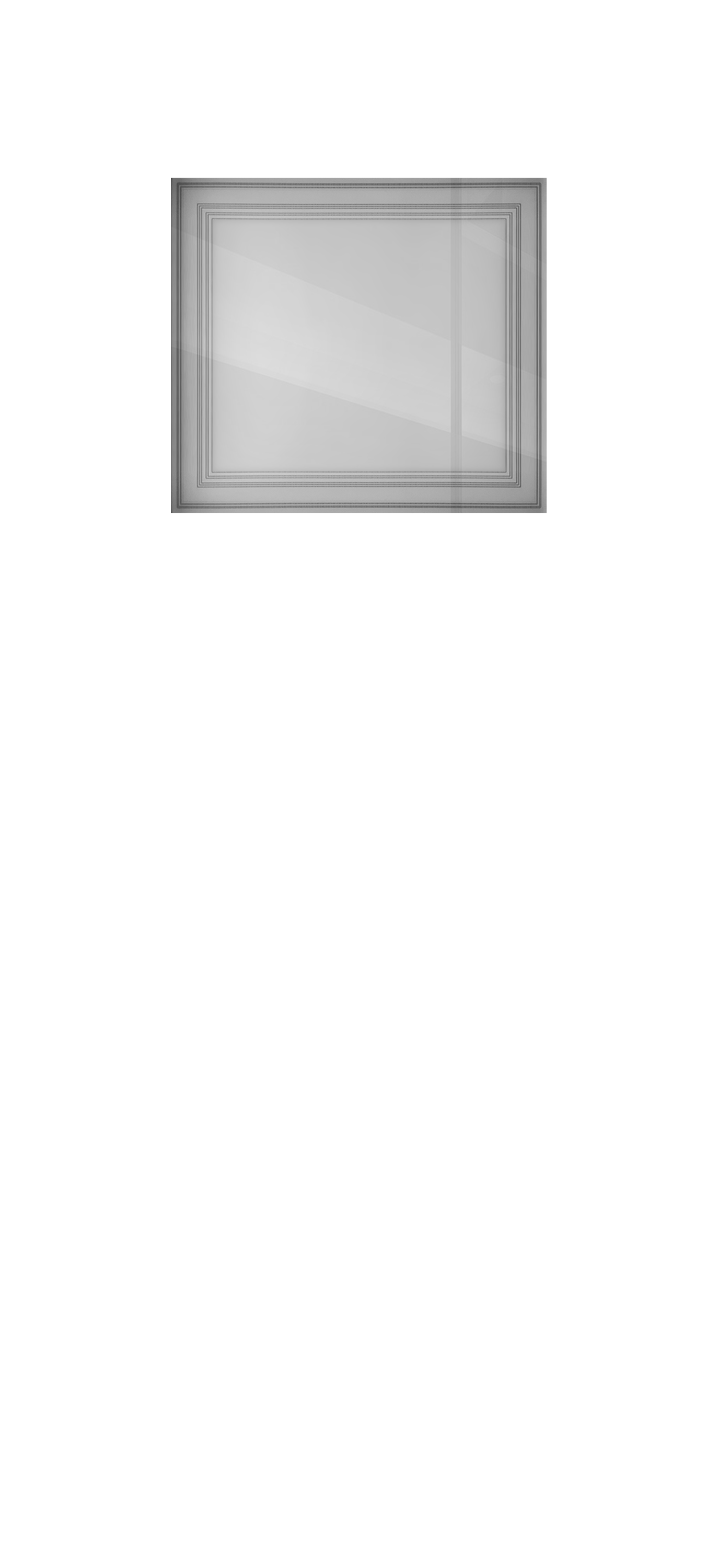 Межкомнатная дверь «Vision-3». Вид отделки RAL-7047 эмаль Остекление:  Cтандартный наличник