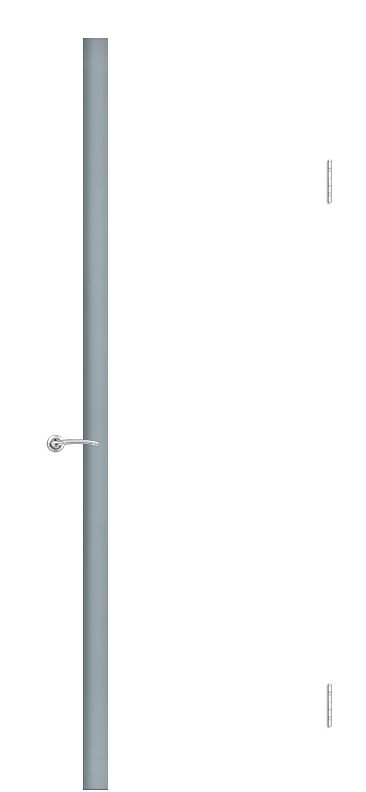 Межкомнатная дверь «Камелия К-1». Вид отделки Тон 12 Венге Остекление: Белое малое Cтандартный наличник