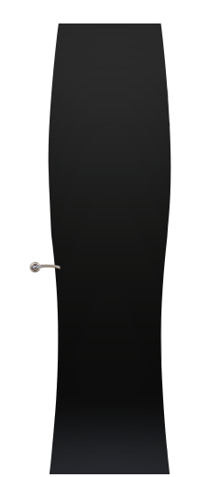 Межкомнатная дверь «Арабика». Вид отделки Тон 12 Венге Остекление: Арабика Cтандартный наличник