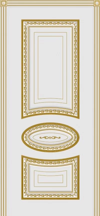 Лира Белая эмаль дверь Luxury