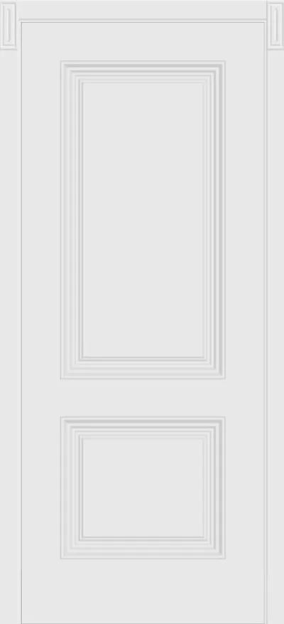 Шелли 2 Эмаль Белая Скиновая дверь CordonDoor