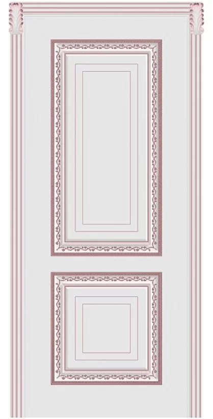 Дверь Альт Белая эмаль Luxury