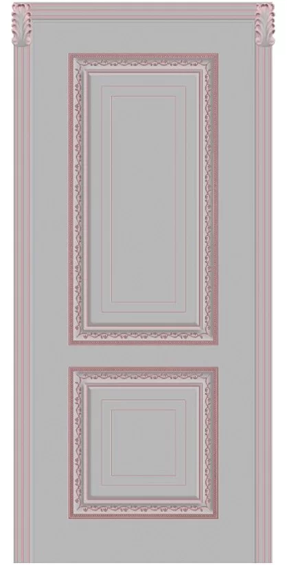 Дверь Альт RAL 7047 эмаль Luxury