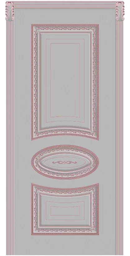 Лира RAL 7047 эмаль дверь Luxury
