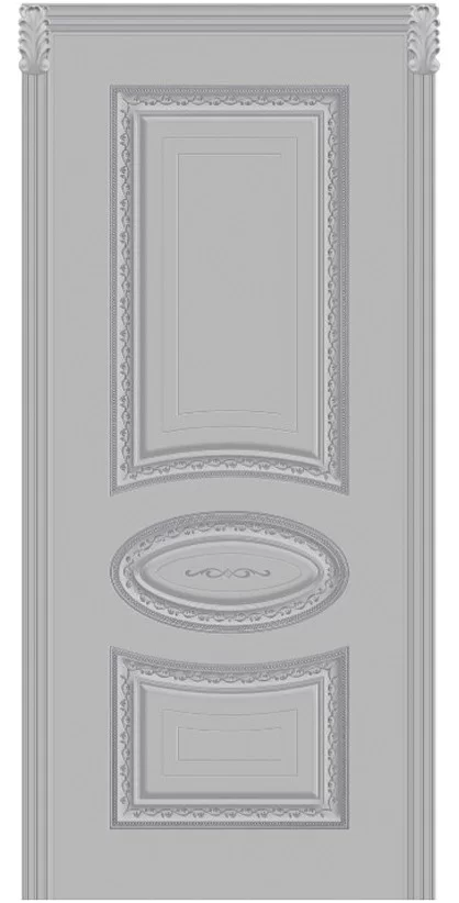 Лира RAL 7047 эмаль дверь Luxury