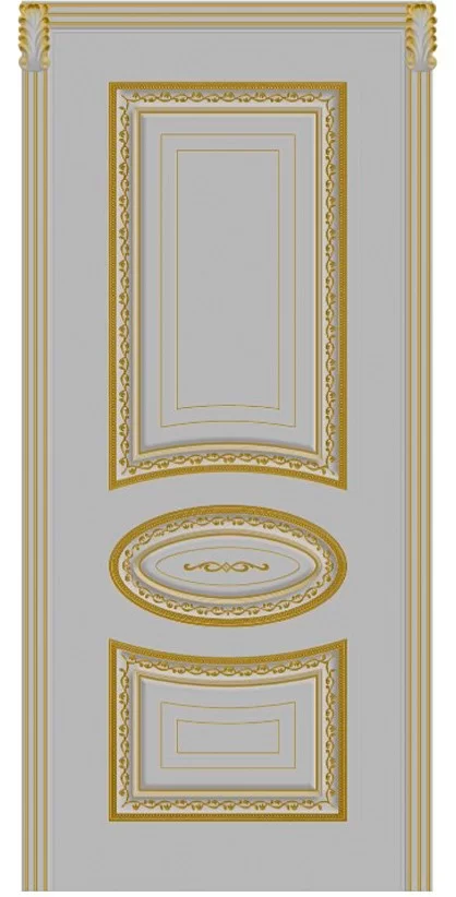 Лира RAL 7047 эмаль дверь Luxury