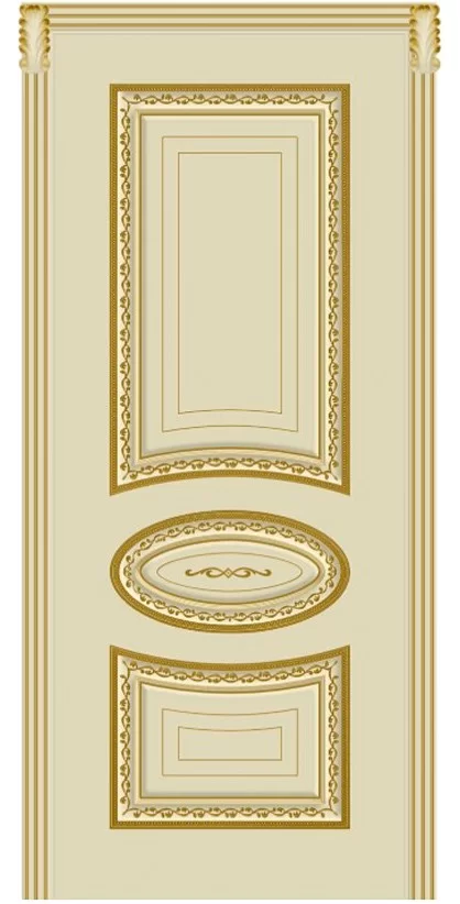 Лира Слоновая кость эмаль дверь Luxury