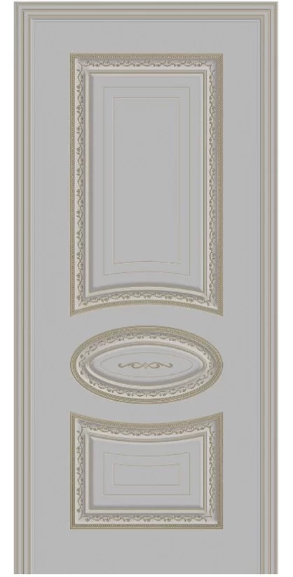 Лира RAL 7047 эмаль дверь Luxury