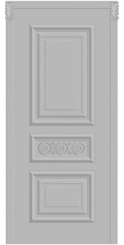 Премьера RAL 7047 дверь багет deluxe