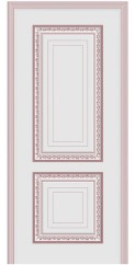 Эмаль белая патина розовое золото