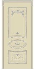 33 Эмаль Слоновая кость серебро Cordondoor