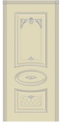 33 Эмаль Слоновая кость серебро Cordondoor