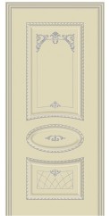 33 Эмаль Слоновая кость серебро Cordondoor