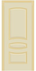 Эмаль Слоновая кость золото Cordondoor