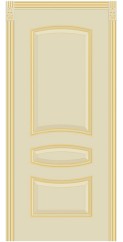 Эмаль Слоновая кость золото Cordondoor