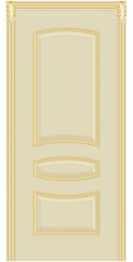 Эмаль Слоновая кость золото Cordondoor