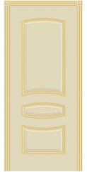 Эмаль Слоновая кость золото Cordondoor