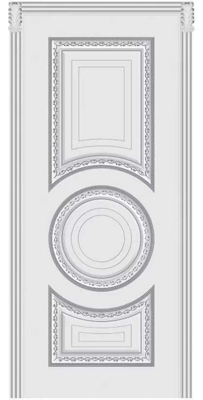 Рондо Белая эмаль дверь Luxury