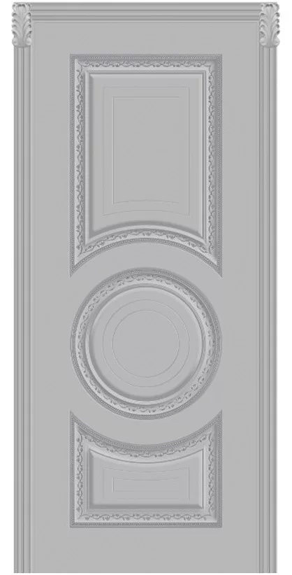 Рондо RAL 7047 эмаль дверь Luxury