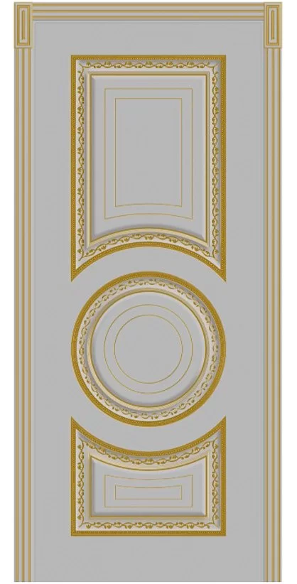 Рондо RAL 7047 эмаль дверь Luxury