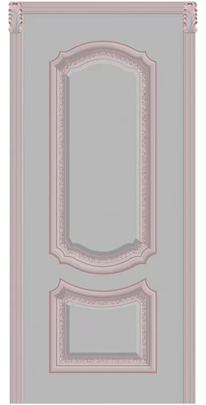 Сьюта B2 RAL 7047 эмаль дверь Luxury